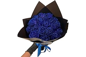 Eternal Roses Bouquet - 30 Roses Glitter Rose Bouquet | Red Artificial...