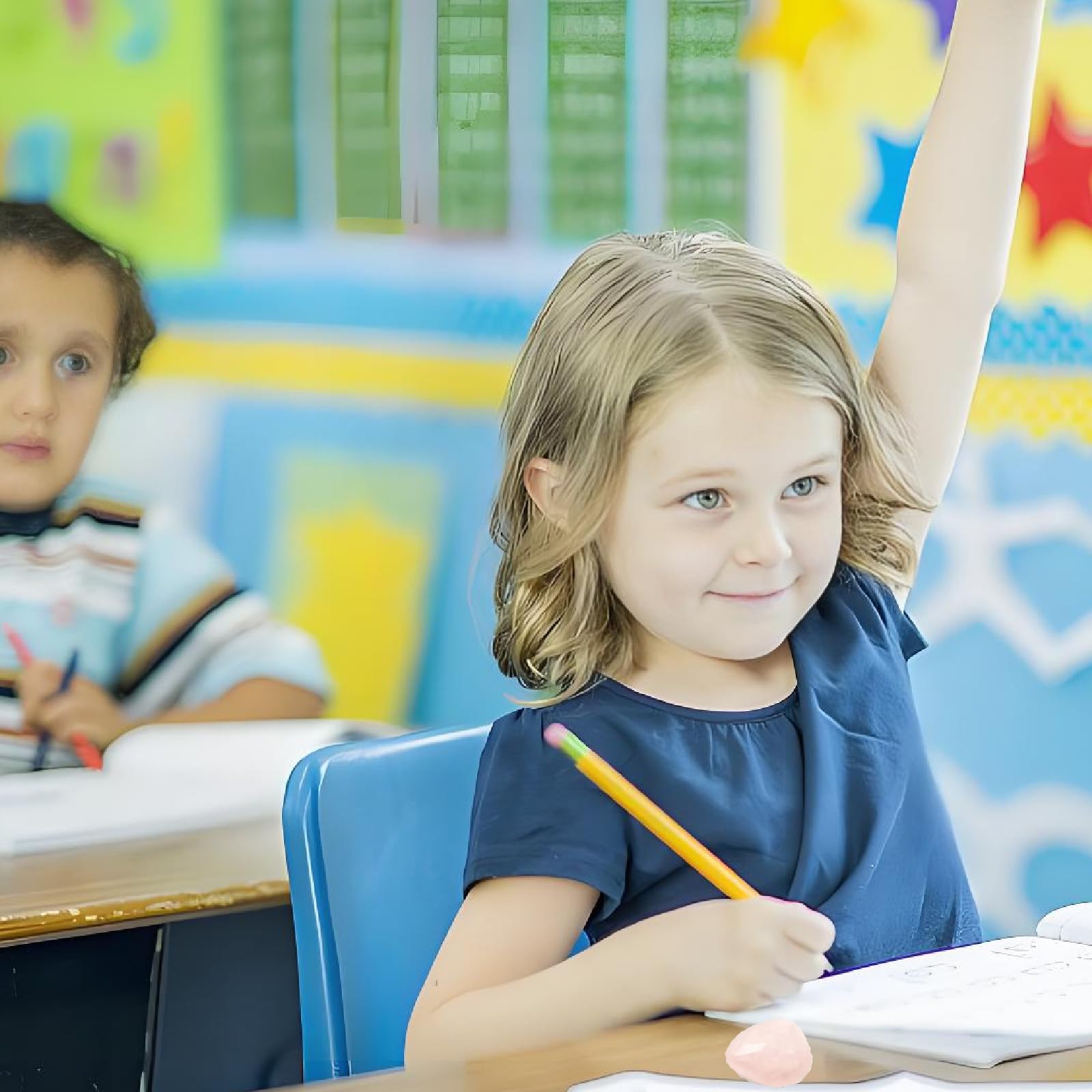 Mutstein Portafortuna Bambini Inizio Scuola 2025 Ragazza Regalo Scatola Rosa Con Biglietto