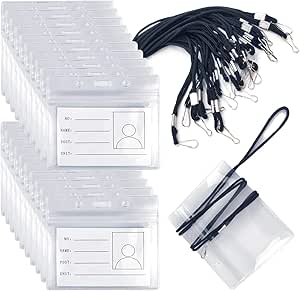 1/2 / 5/10 Cordini Portachiavi Per Collana, Nastro Avvolgibile, Porta Badge Retrattile, Porta Tessere, Per Carte E Badge 10x Cordon &agrave; La Boucle, Noir