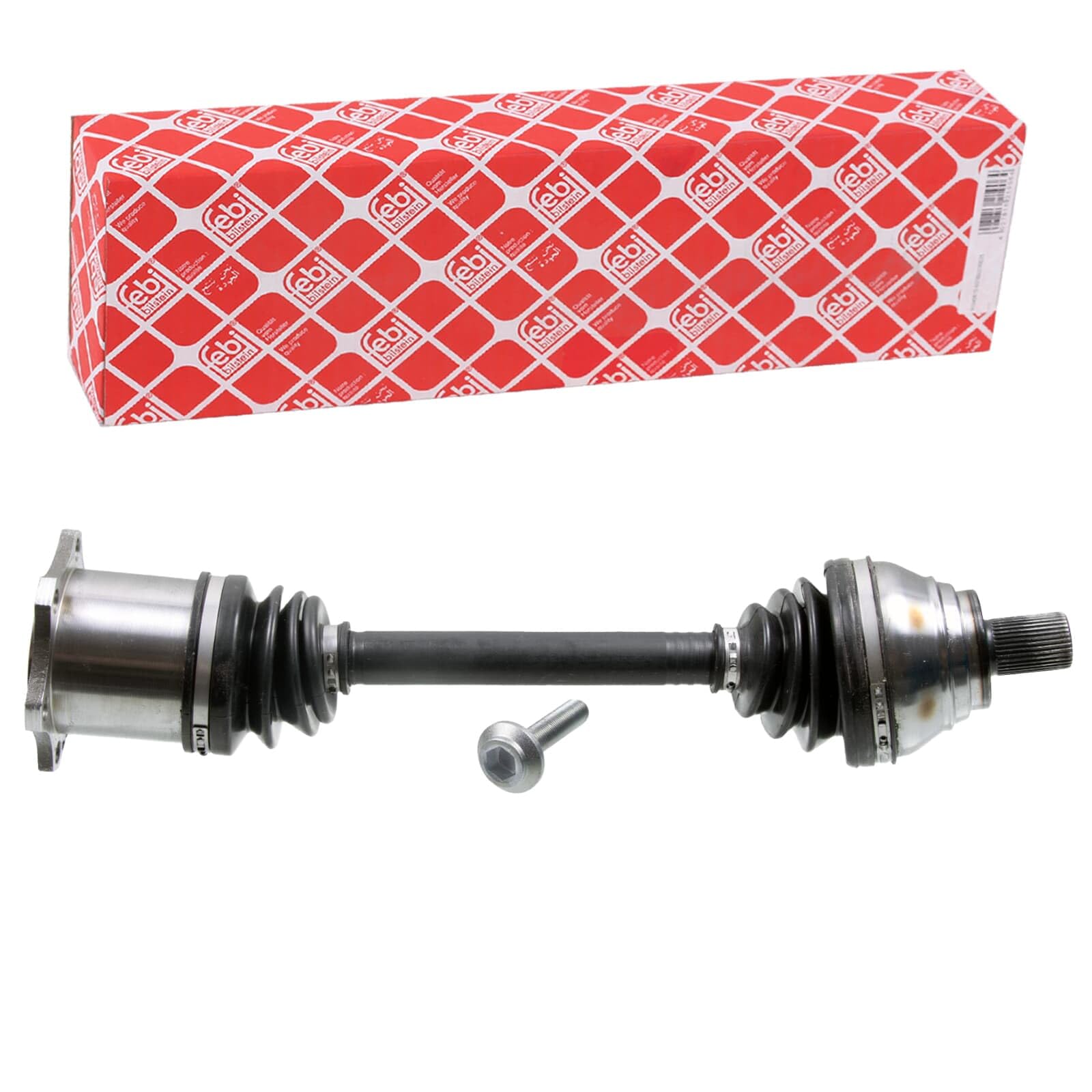 FEBI BILSTEIN Albero motore/Semiasse 181245 Compatibile con: AUDI A3, A3 Cabriolet, A3 Sportback, TT, TT Roadster, SEAT ALTEA, ALTEA XL, LEON, TOLEDO III, SKODA OCTAVIA II, OCTAVIA II Combi, SUPERB II