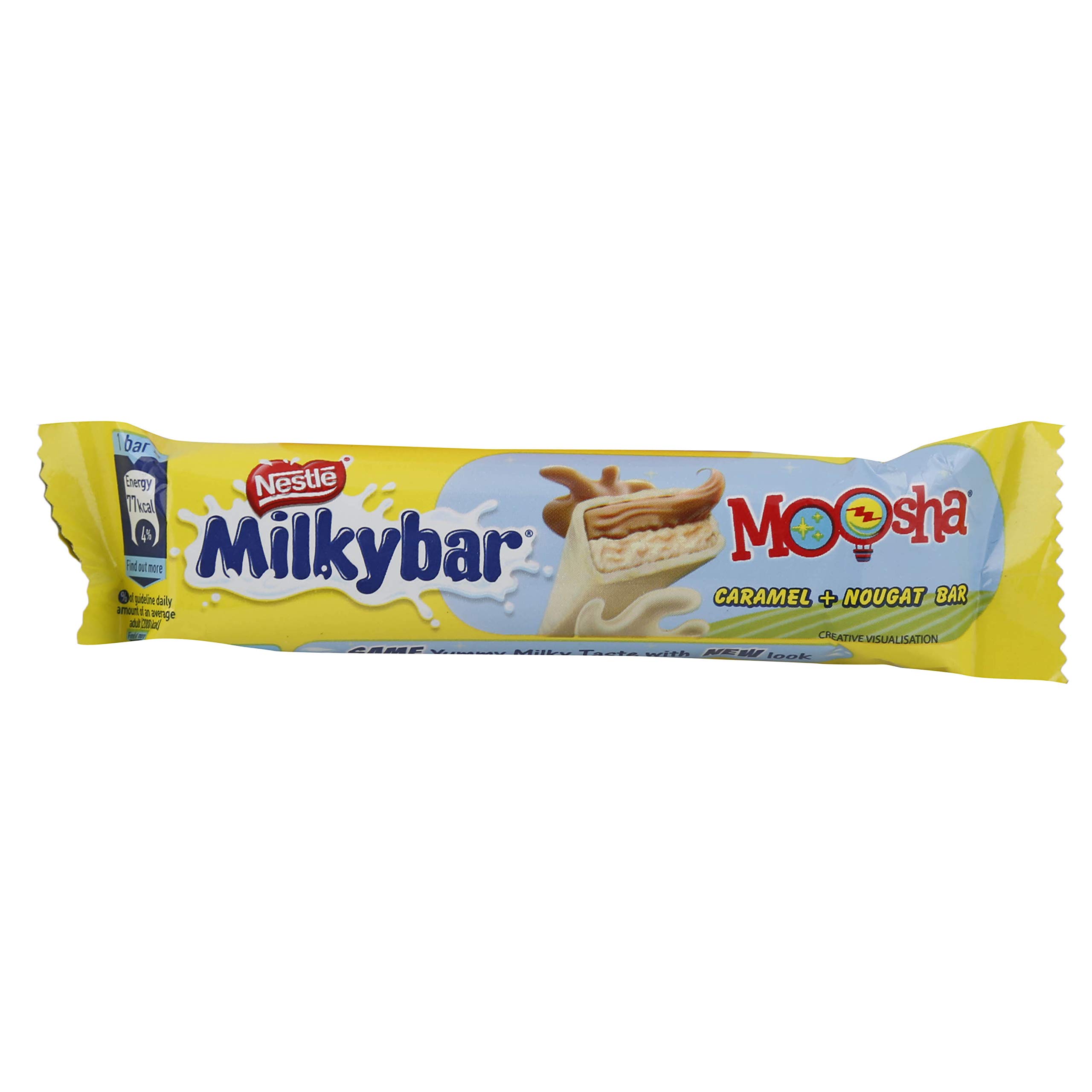 Nestle Milkybar Moosha Caramel + Nougat Bar, 20g