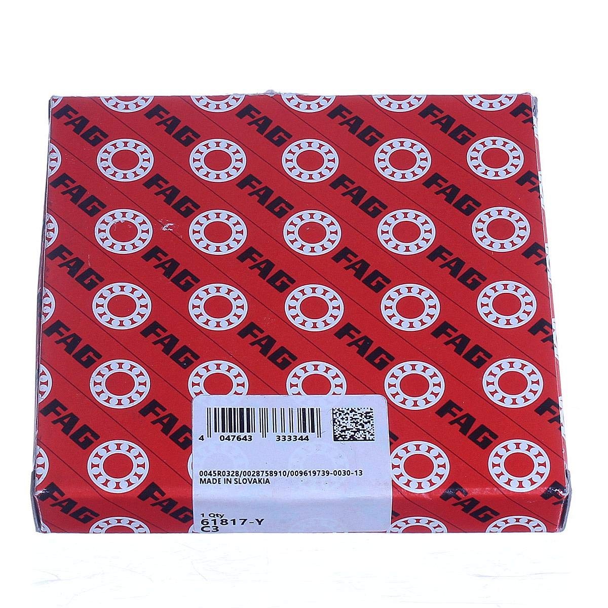 61817-Y-C3 FAG Rodamiento de bolas cojinete 85,00x110,00x13,00mm