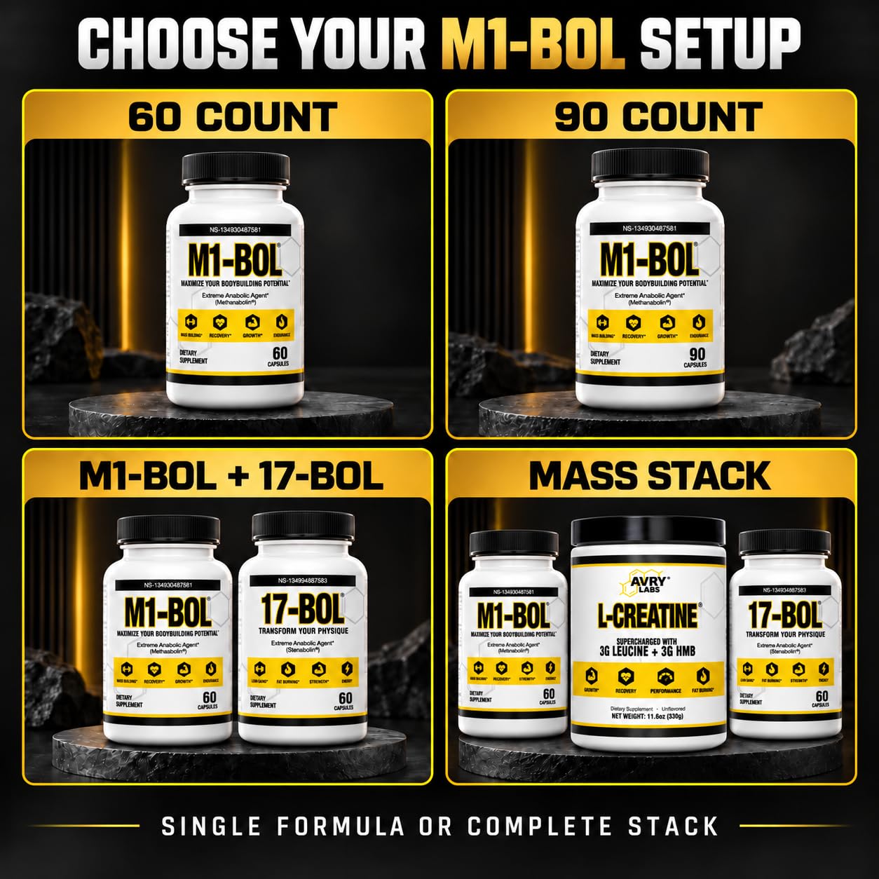 Extreme Anabolic Testosterone Booster Avry Labs Proprietary Stack w/Turkesterone to Support Muscle Growth, Strength, Recovery & Naturally Support Optimal Testosterone Levels – Vegan, 60 Capsules — Amazon image 7