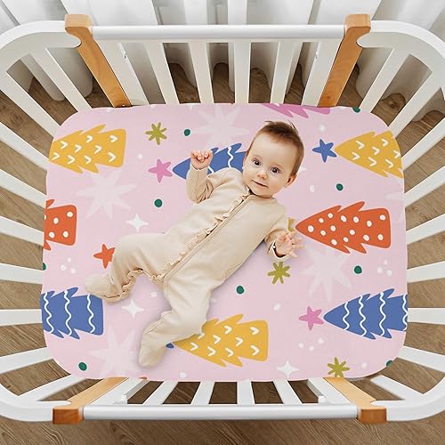 Miniatura 6 de Christmas Theme Crib Sheets - Boys & Girls Cotton Crib Sheet for Standard Crib and Toddler Mattresses 27 X 39 Inch