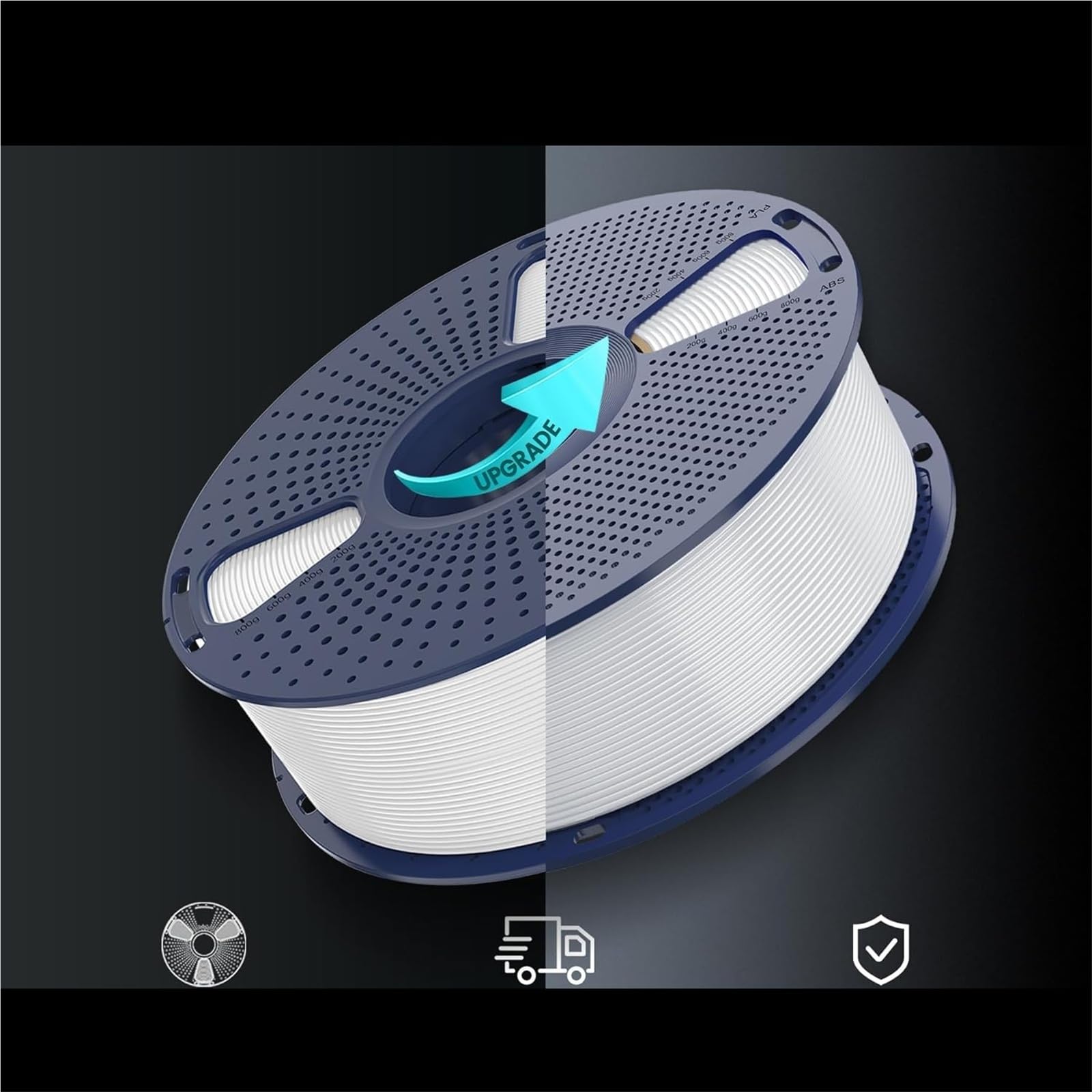 Compatible con filamento SUNLU PLA+ de 1,75 mm. | Juego multicolor de alta resistencia de 10 kg, cuidadosamente enrollado, apto for la mayoría de impresoras FDM(Mix 1)