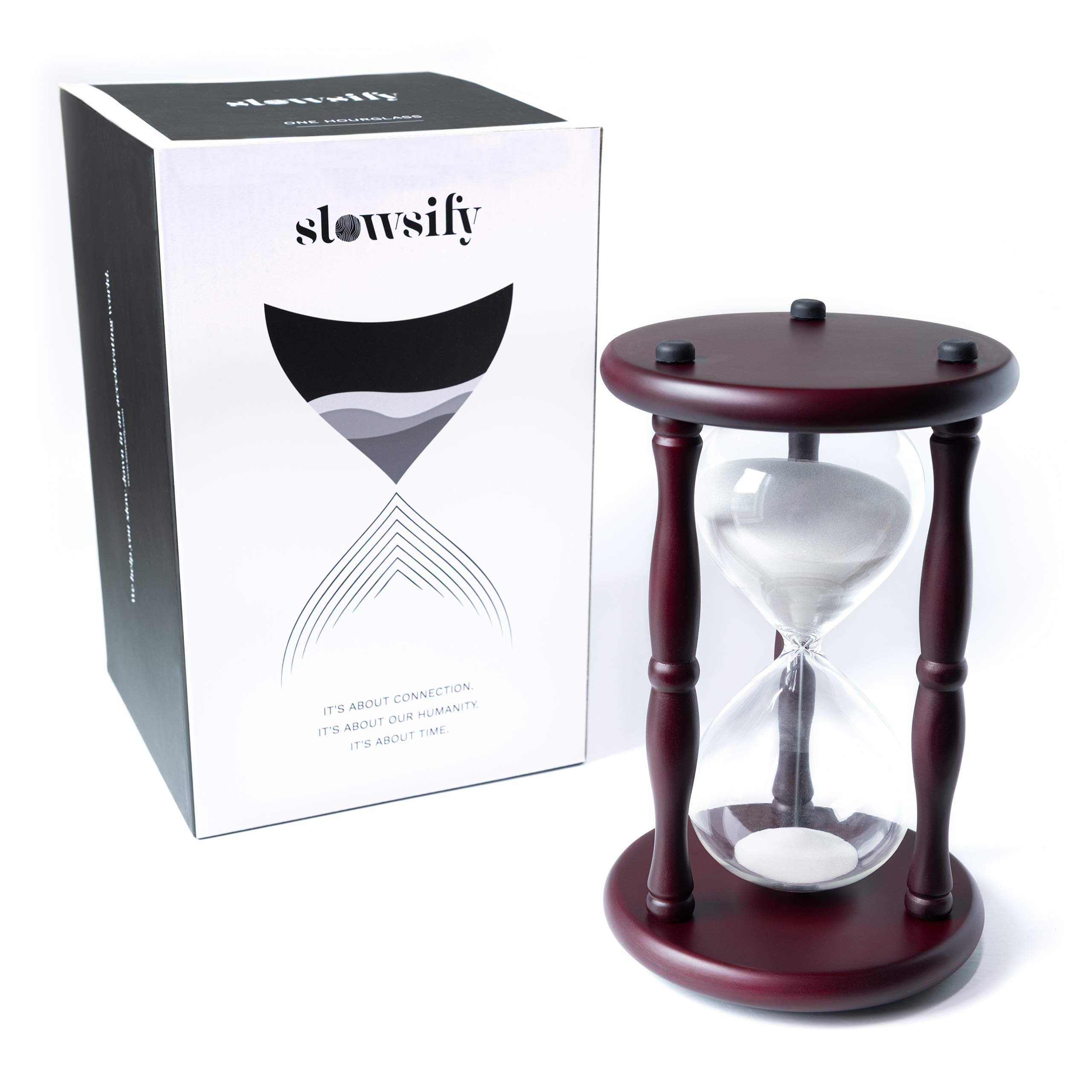 Hourglass Sand Timer - Helping You to Slow Down in an Accelerating World - Large Size