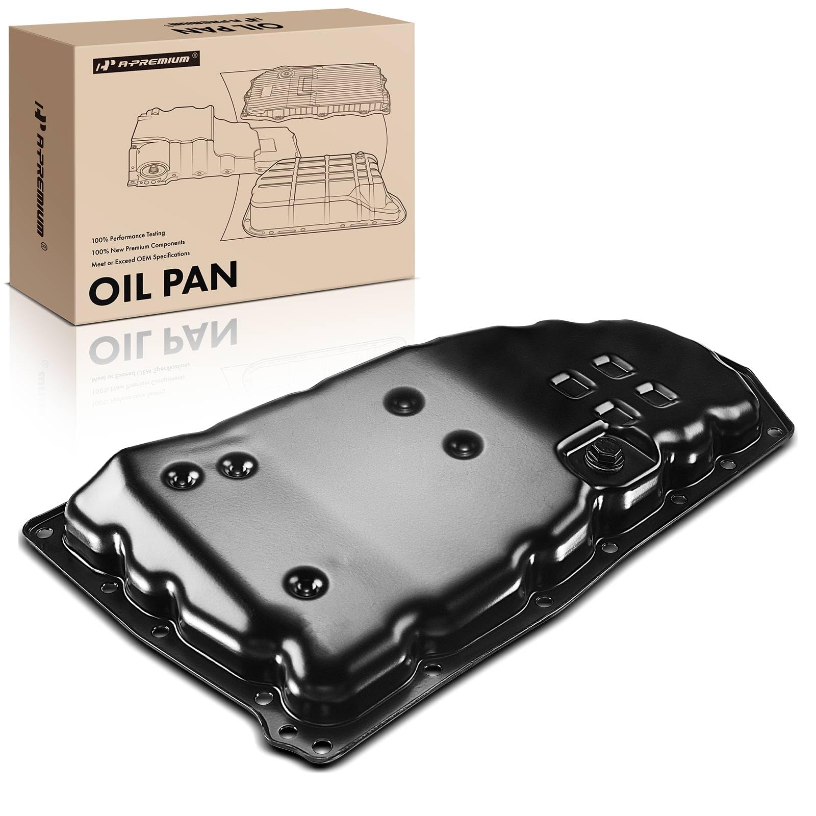 Amazon.com: A-Premium Transmission Oil Pan with Drain Plug