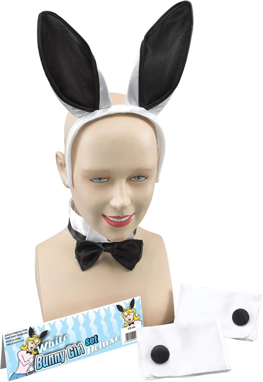 Hen Party Superstore Bristol Novelty DS104 Dalmatian Costume Accessory Set and Sound, Black, One Size
