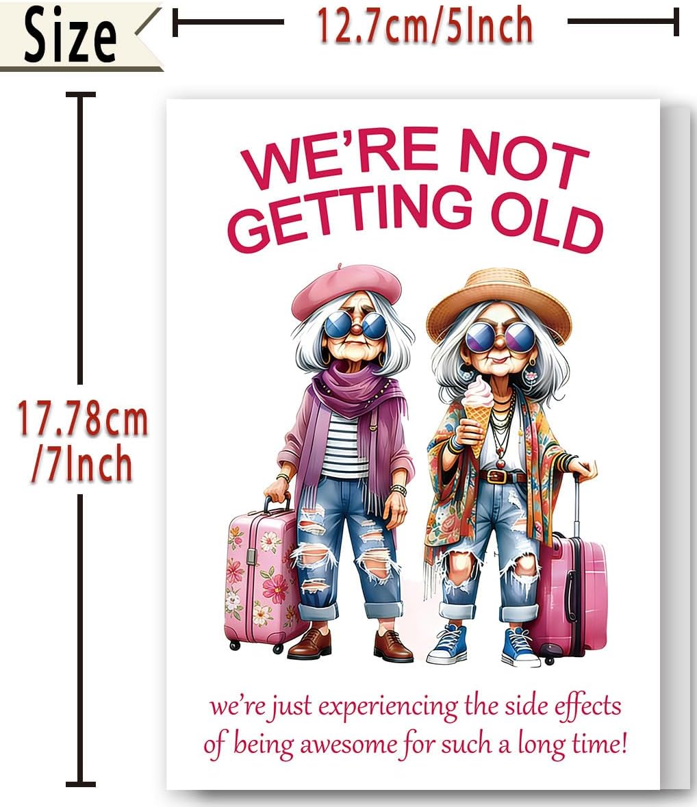 FANCYLUCKY Funny Birthday Card Gifts for Women Her Best Friend