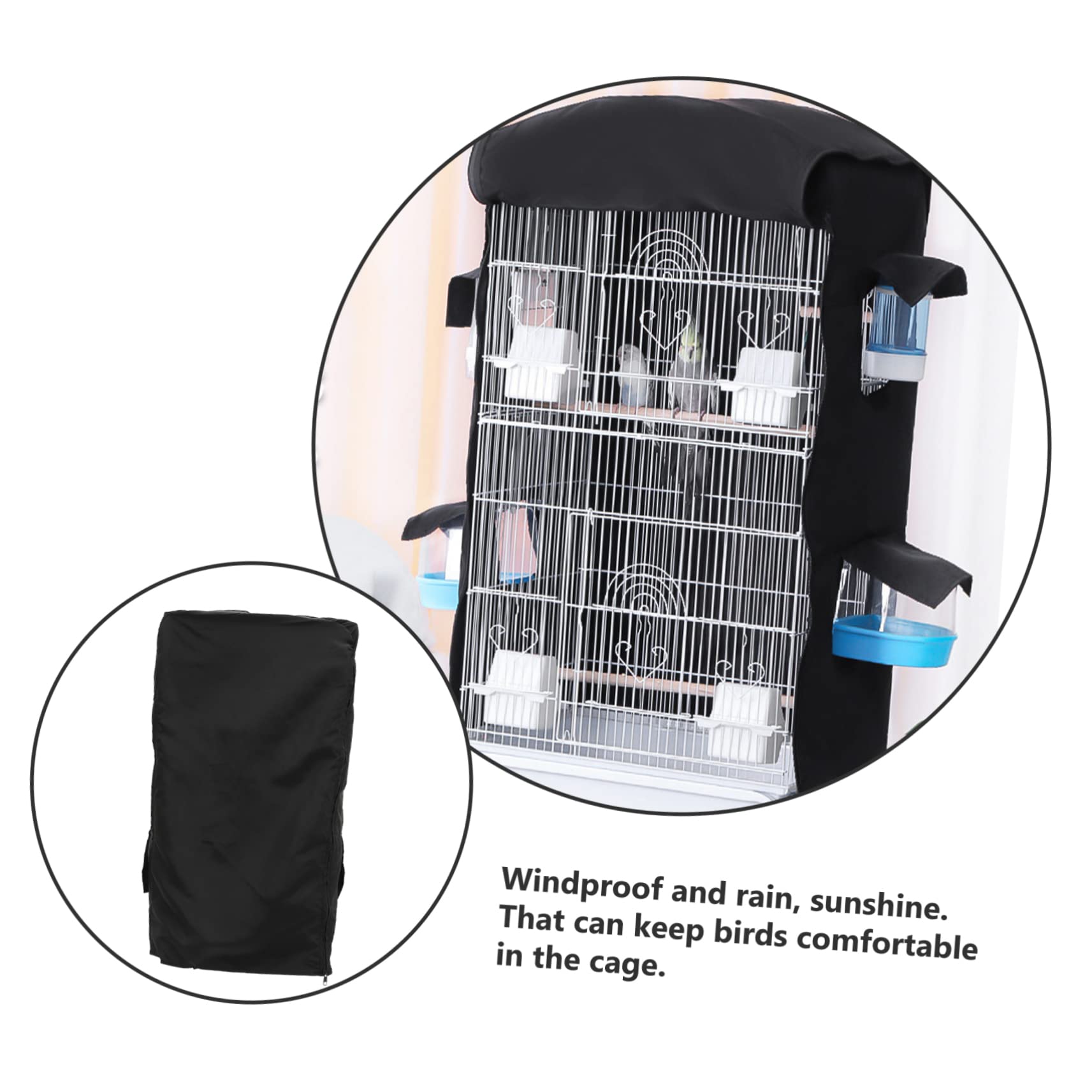 Sosoport 2stücke Birdcage Abdeckung Für Papageienkäfig Atmungsaktiver Schutzbezug Witterungsbeständig Und Für Innen Und Außenbereiche Sorgt Für Und