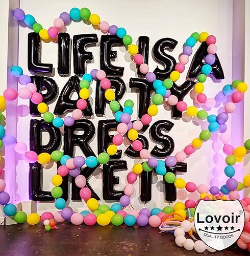 Miniatura 3 de Lovoir Globos negros grandes de 40 pulgadas con la letra H de gran tamaño, globo de helio de aluminio de Mylar para decoración de fiesta de