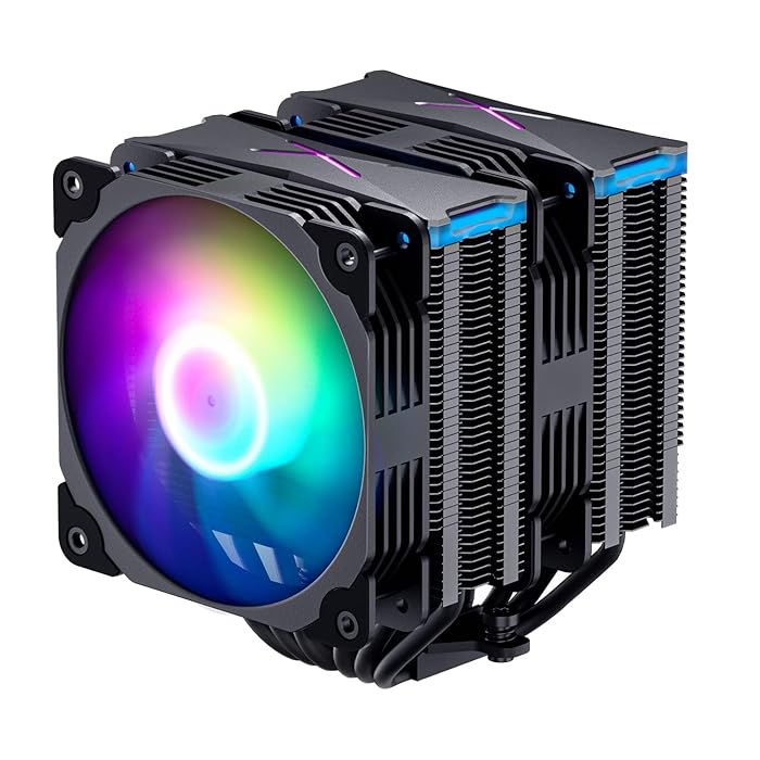 Buy Vetroo U6PRO Dual Tower CPU Cooler w/ 6pcs Heatpipes, Top ARGB