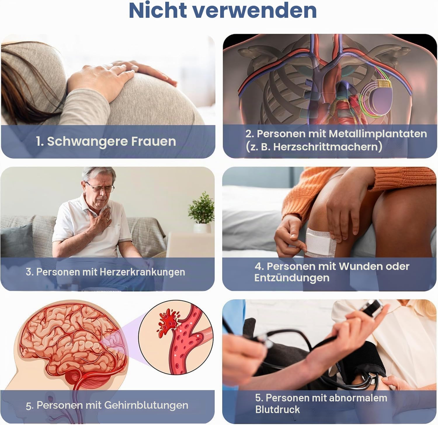 Medic Durchblutungs-Stimulator Beine, EMS & TENS Fußmassagegerät für Neuropathie Füße und Muskelschmerzen Linderung, Verbessert Polyneuropathie, mit 8 Elektroden Pads und Fernbedienung