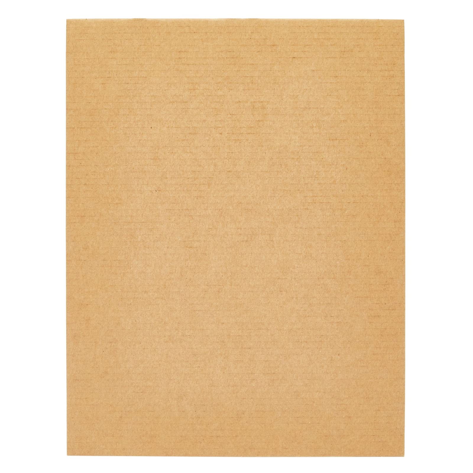 24 Sheets 8.5x11 Corrugated Cardboard Backing, Inserts for Dividers