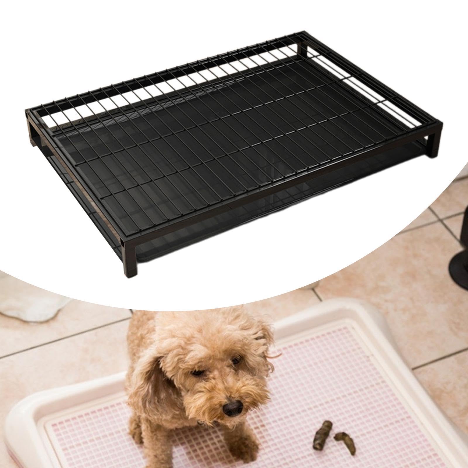 Generic Dog Potty Tray Indoor Outdoor Puppy Supplies, Portable Pee Mesh Training Tray, Easy to Clean, Dog Training Toilet, M