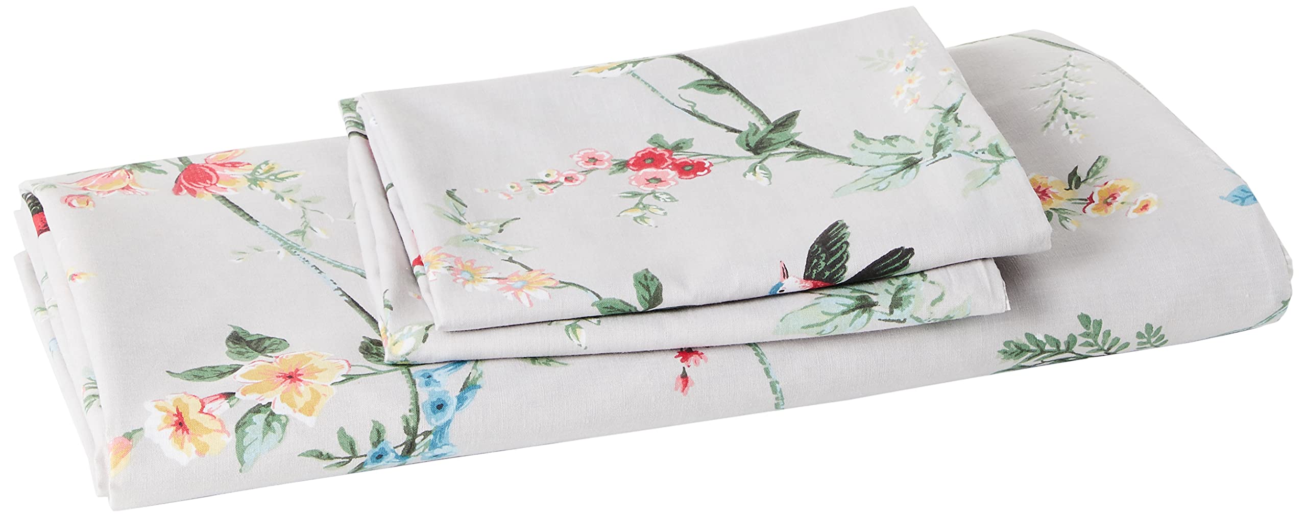 Dreams 'n' Drapes & - Mansfield - Easy Care Duvet Cover Set - Double Bed Size in Grey