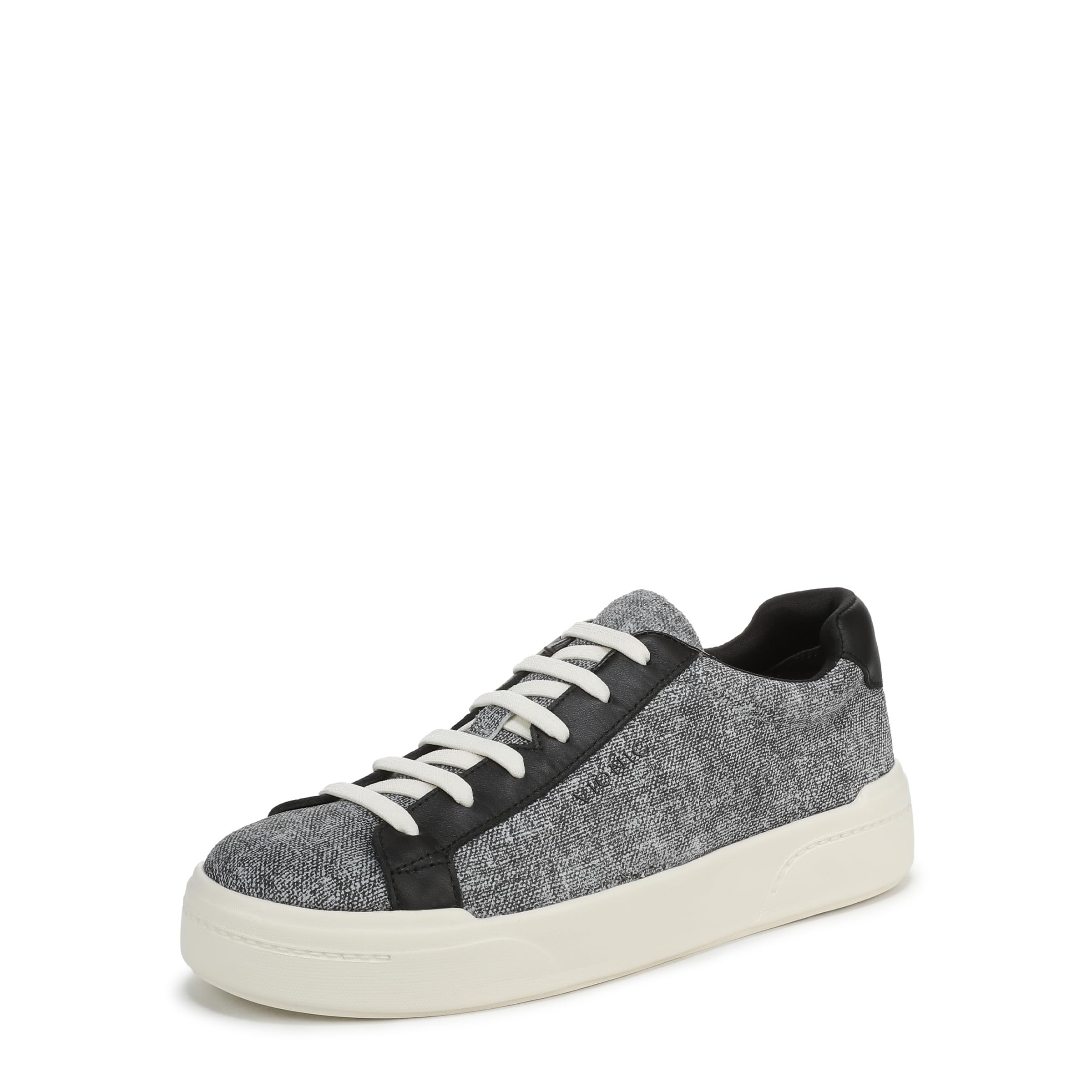 Vionic Womens Colbie Lace-Up Trainers, Wide Fit, Black Grey, UK 6
