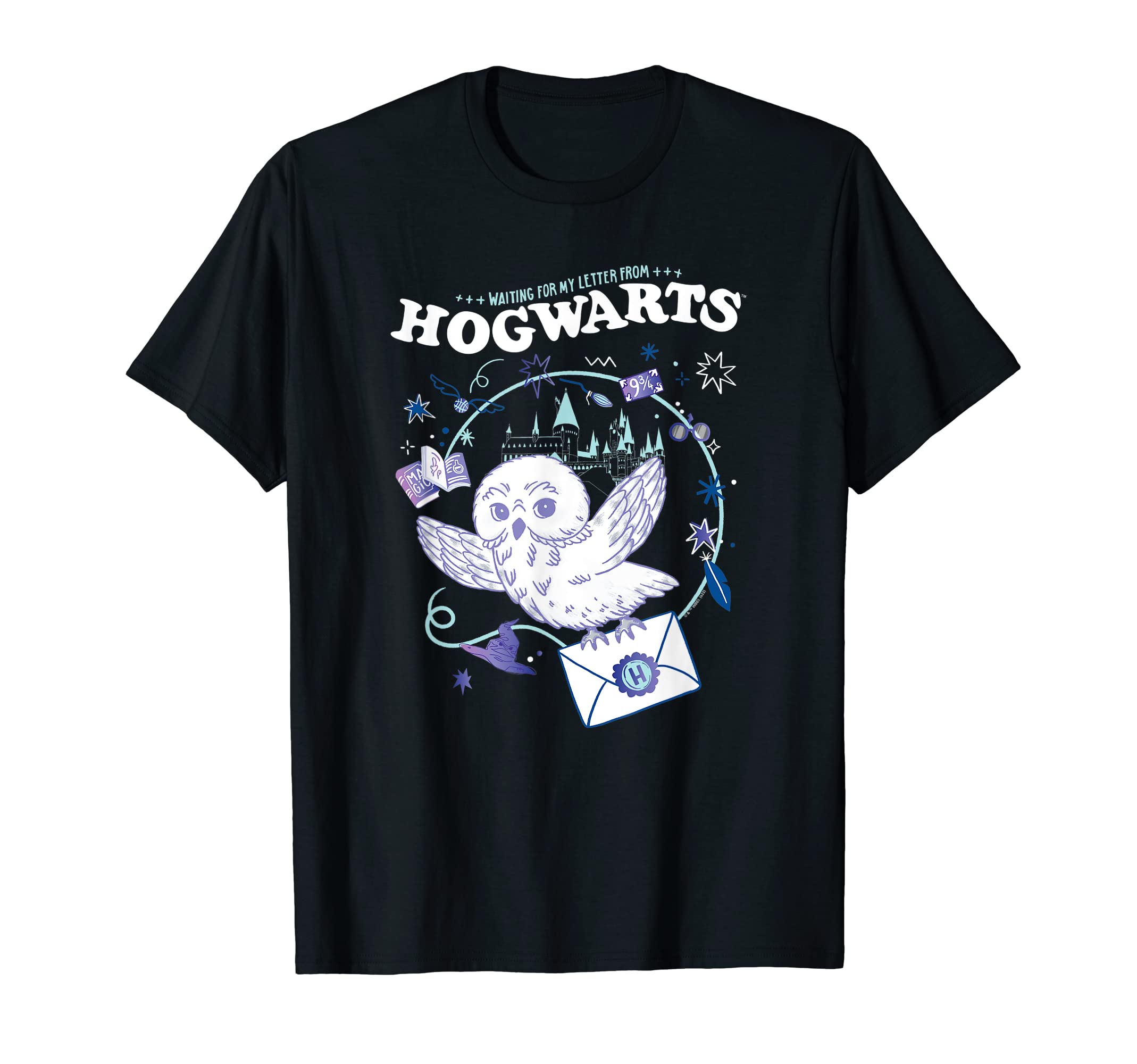 Harry PotterDeathly Hallows 2 Hogwarts Owl Messenger T-ShirtOEKO-TEX STANDARD 100