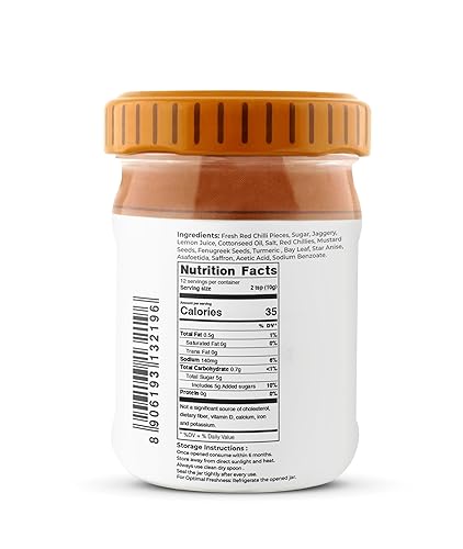 Miniatura 2 de Trsna Pepinillo de chile rojo dulce, 4.41 oz  Gadiyu Laal Marcha nu Athaanu  Auténticos sabores gujarati Achar  Sabor dulce y picante  Pepinillo