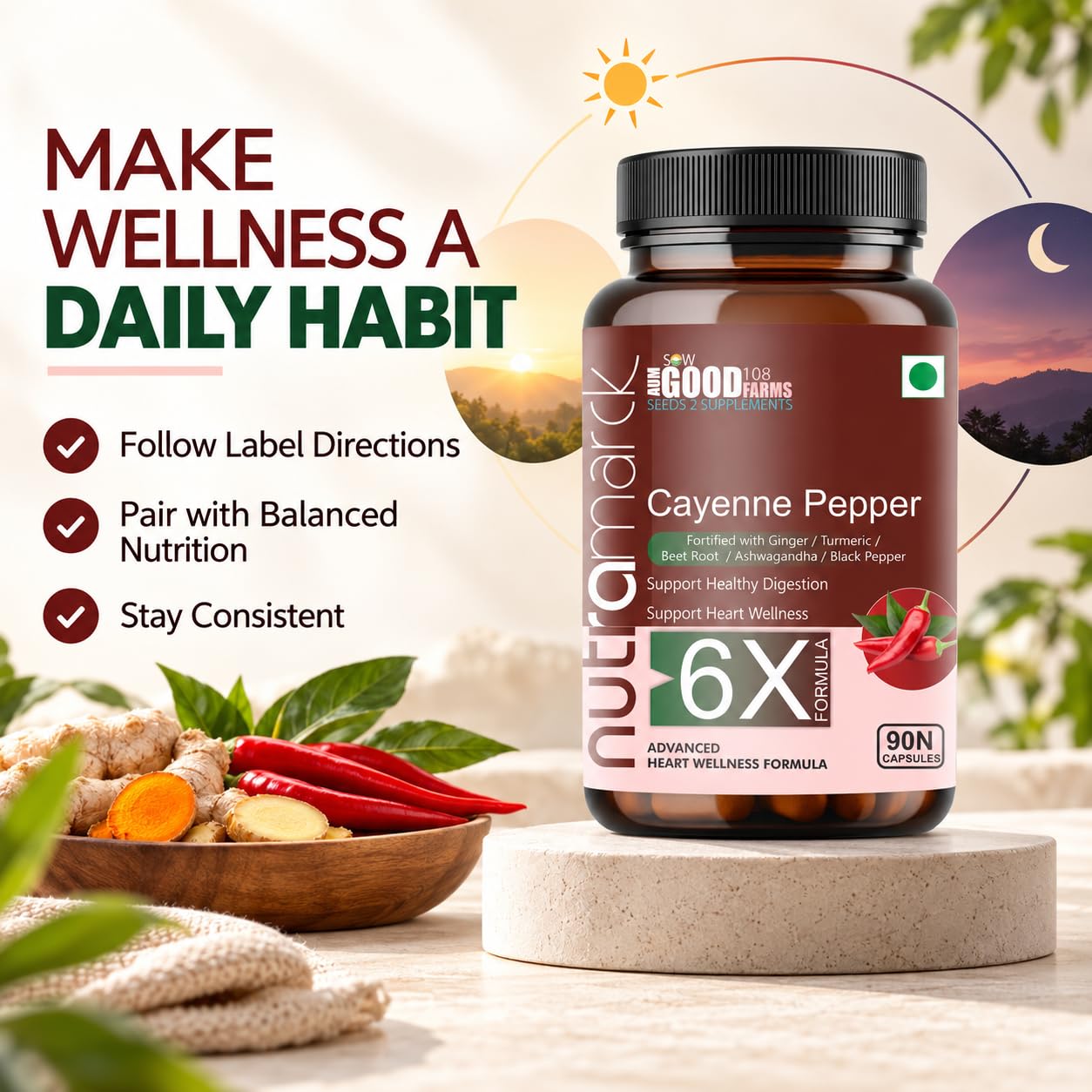 Cayenne Pepper Capsules, 90 Capsules — Amazon image 6
