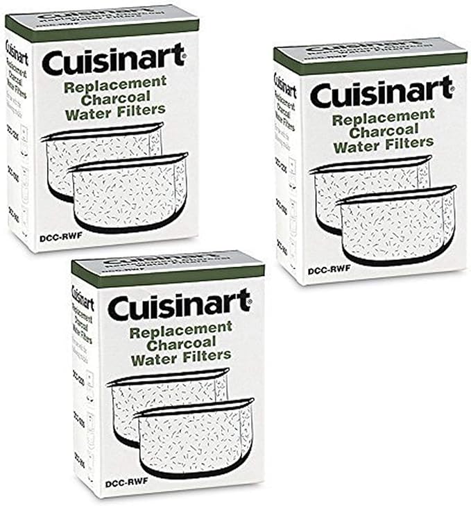 Cuisinart DCCRWF *Triple Pack* Charcoal Water Filters in Cuisinart DCCRWF Retail