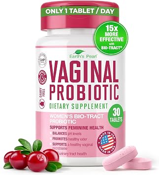 Vaginal Probiotics for Women - Womens Probiotic for pH Balance 1 Daily