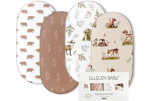 Gllquen: Breathable Bassinet Sheets for Baby Boys and Girls