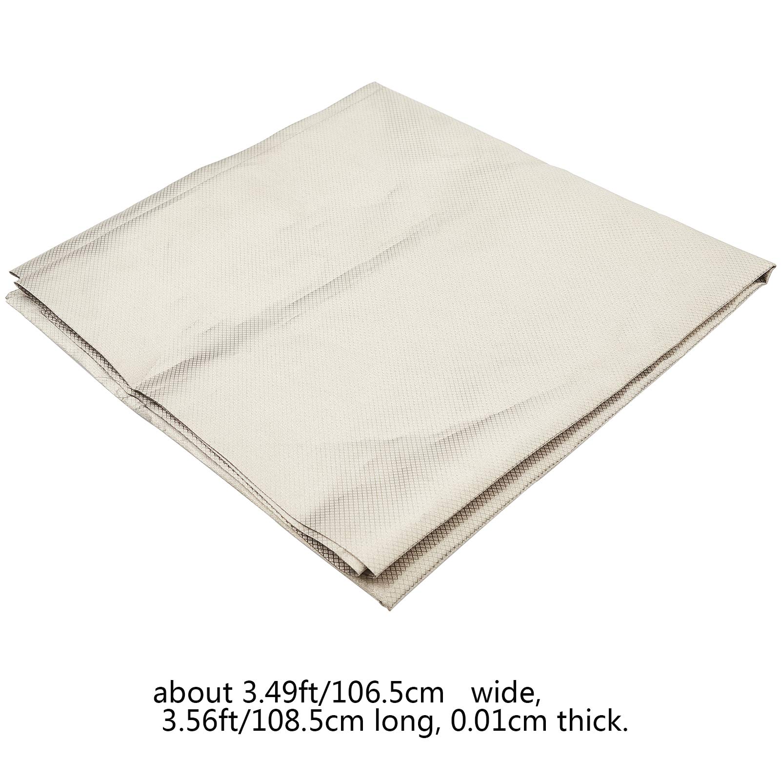 RF Faraday Tissu de blindage Faraday Tissu de blindage en cuivre nickel Faraday Tissu bloqué, Tissu Faraday Protège le signal (110 x 300 cm -A