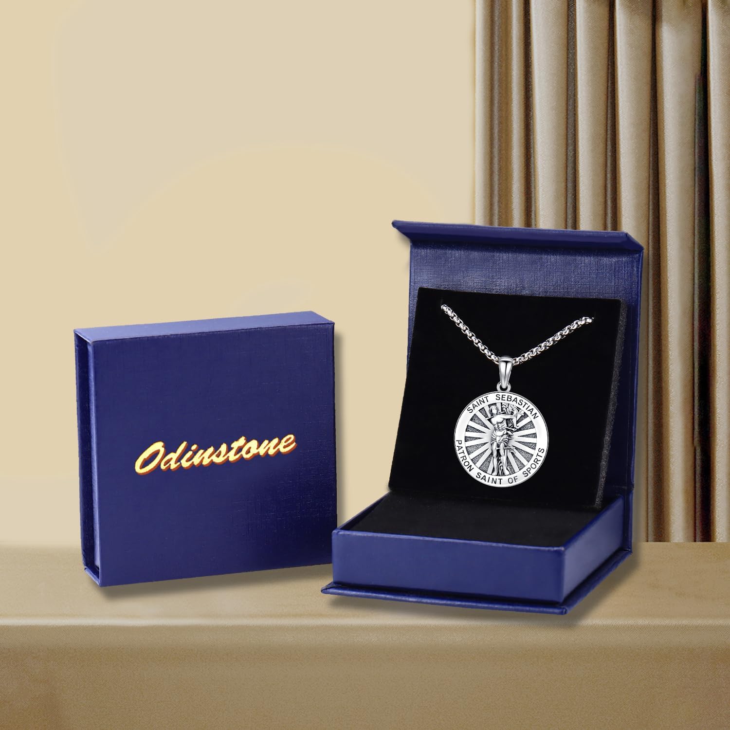 Odinstone 925 Sterling Silver St Michael/St Christopher/St Benedict/Jesus Crucifix/St Uriel/Archangel Raphael Medal Necklace for Men Women Religious Amulets Jewelry Gifts - Image 7