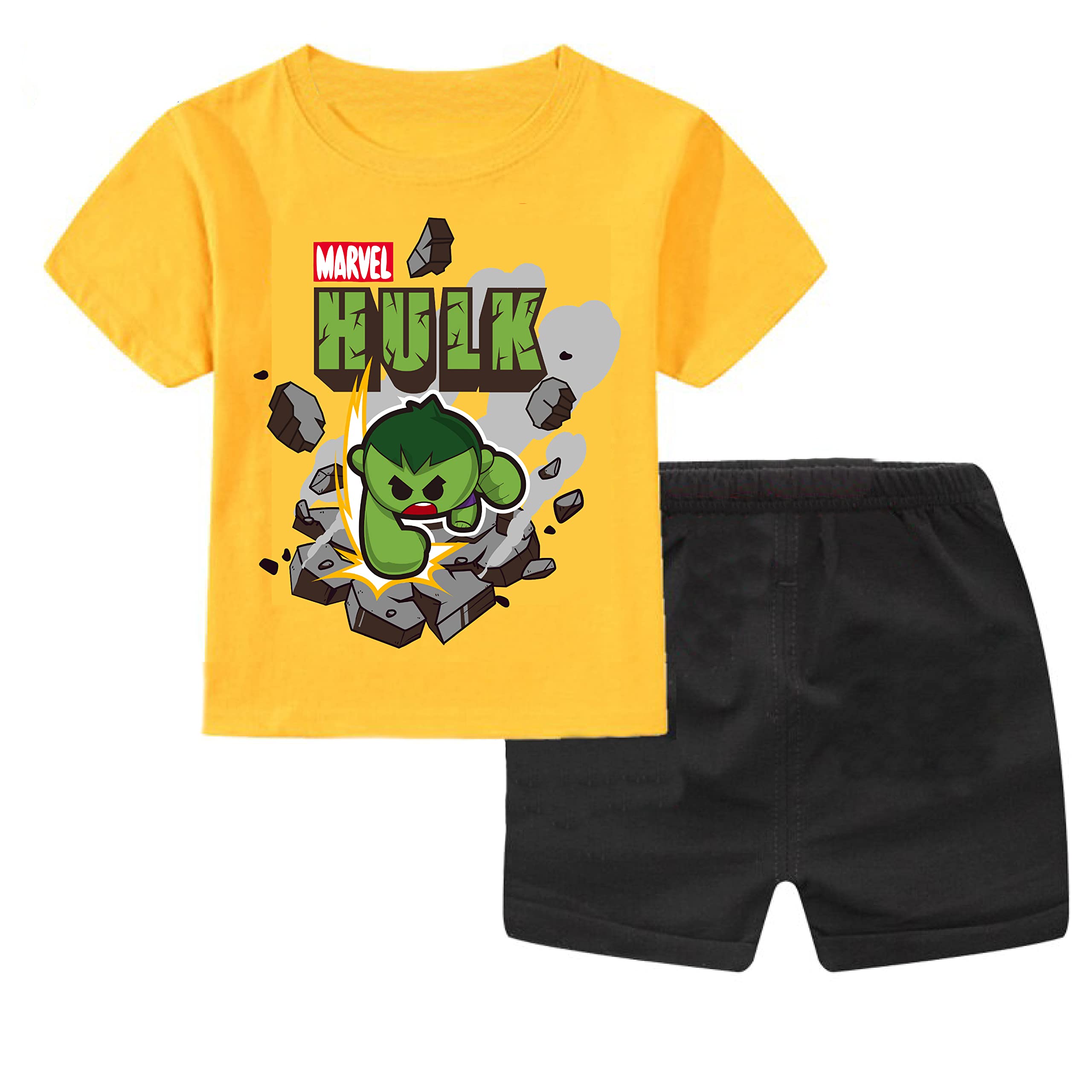 Bold N Elegant - Be Bold Inside & Elegant OutsideUnisex-Child Cotton T-Shirt And Shorts Clothing Set