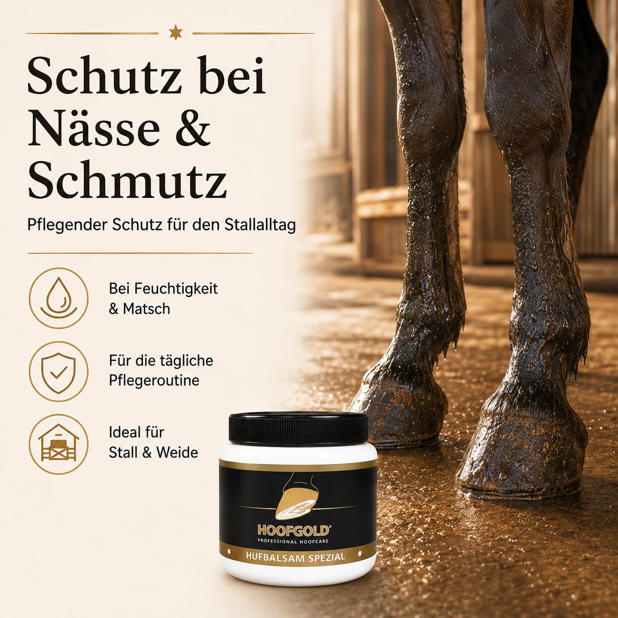 hoof Oro di cavallo Balsamo speciale 2500 ML