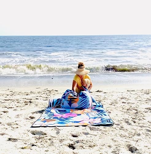 Miniatura 10 de AVKARA Tumbona Silla de playa Tumbona de tierra tropical Tumbona inflable Silla portátil ligera