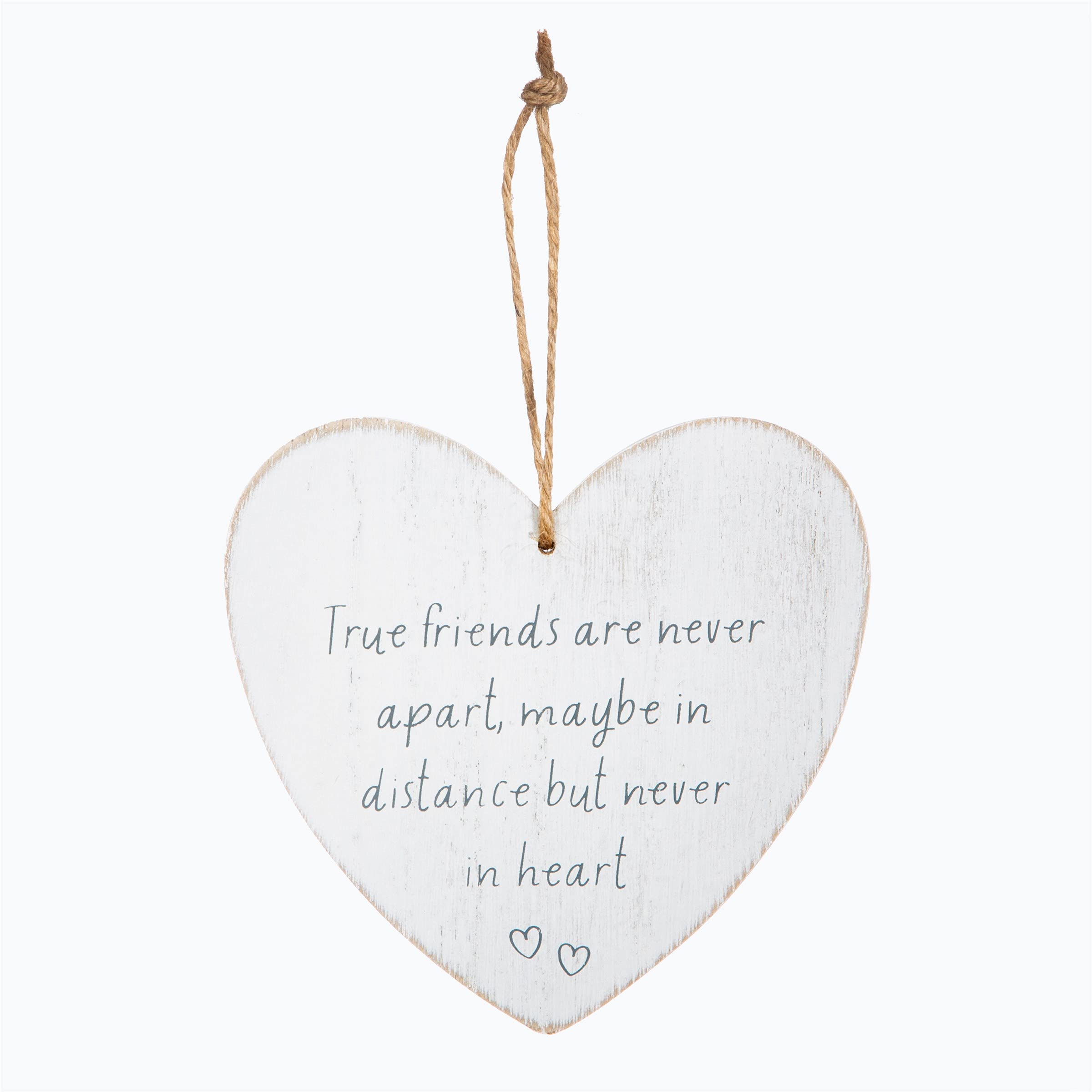 Sass & Belle True Friends Are Never Apart Heart Plaque