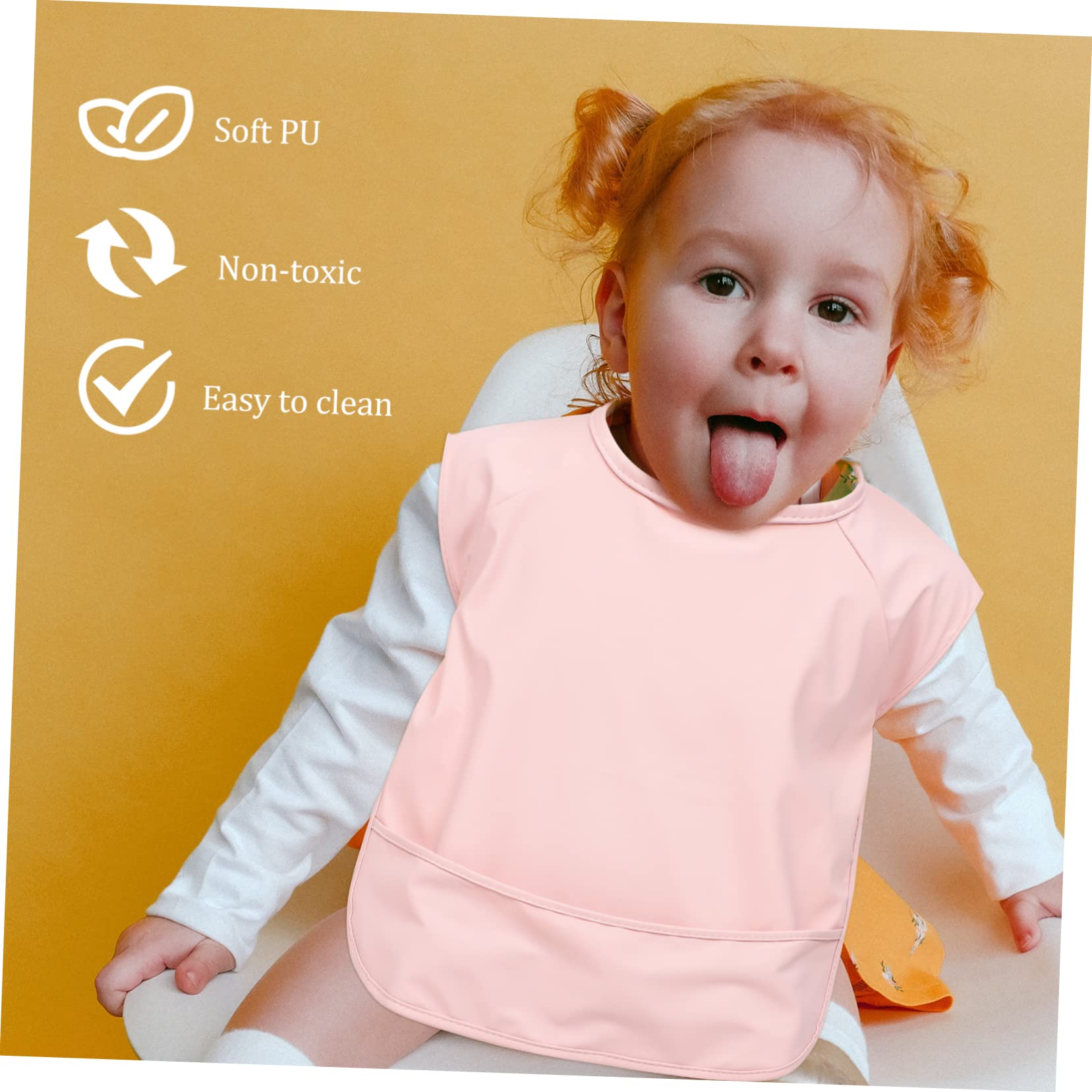 2 Piezas Babero Para Comer Bebé Baberos De Baba De Bebé Babero Impermeable Babero De Bebé Baberos Para Bebé Babero Para Bebé Baberos Infantiles Babero De Saliva De Bebé Delantal