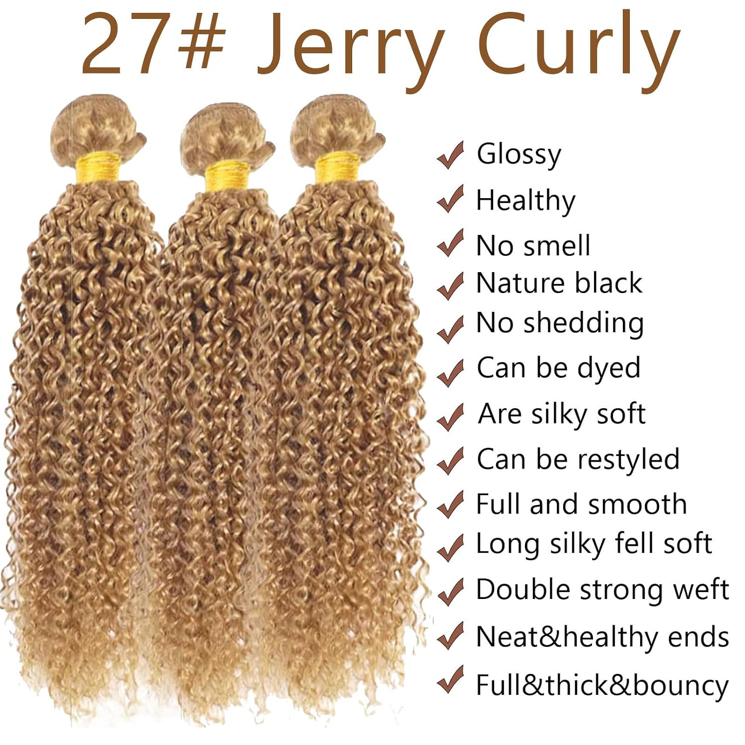 Bundles Human Hair 22 24 26 Inch Deep Wave Brown 27 Color Human Hair Bundles 12A Unprocessed Brazilian Virgin Hair Quick Weave Bundles for Black Women