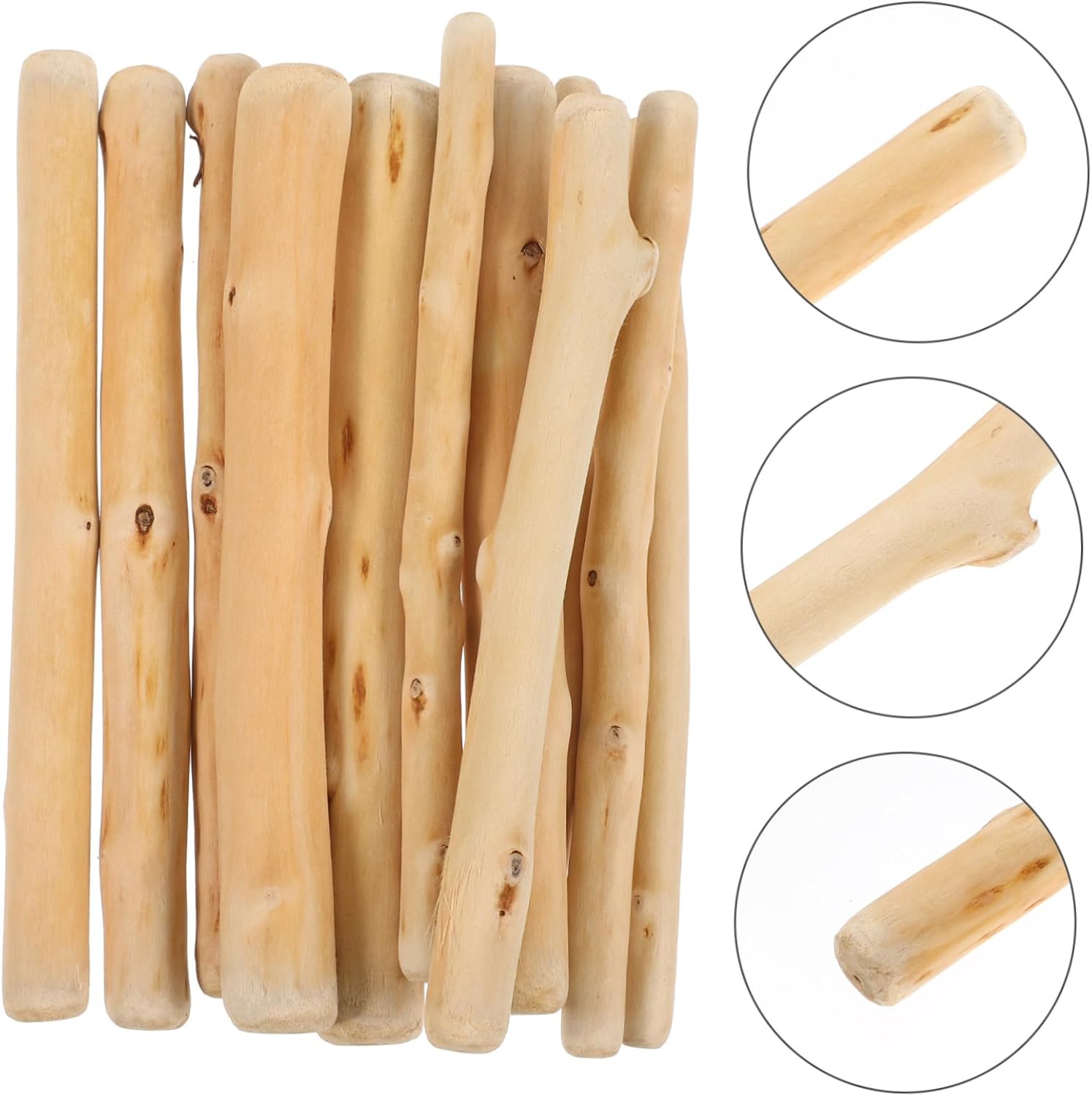 Ciieeo 2sets Natural Driftwood Vase Filler Decor for Wedding Centerpieces Sturdy Wood Tabletop Scatter for Home and Event Decoration Rustic Style Natural Beauty