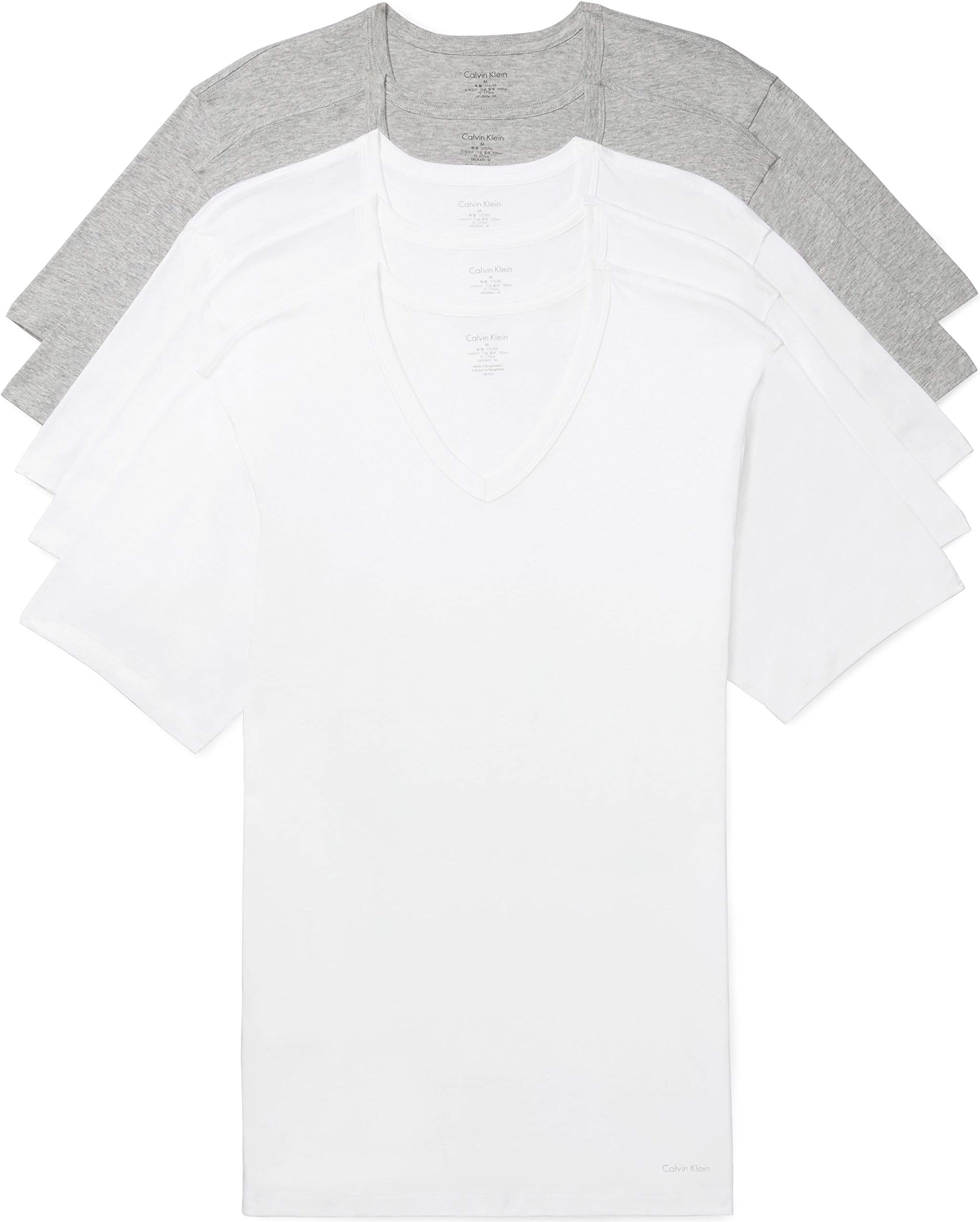 Calvin Klein Men's Cotton Classic 5-Pack Slim Undershirts