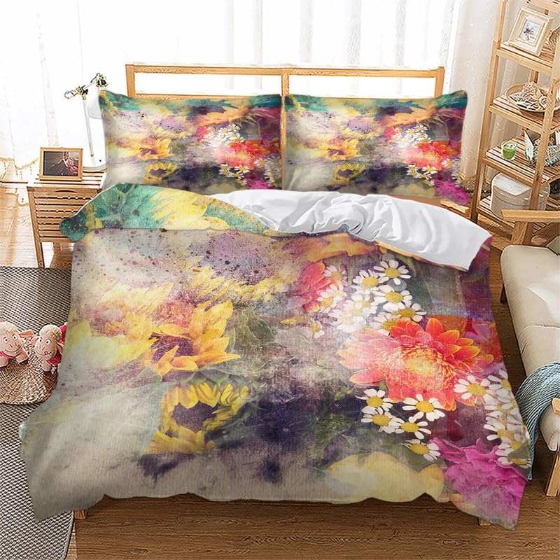Housse de couette 90x190 lit enfant avec taie d'oreiller microfibre 65x65