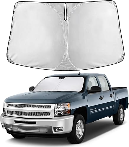 Miniatura 316 de EcoNour Parasol para parabrisas Rivian R1S / R1T 2022-2024 2025 2026, visera solar para parabrisas delantero y ventana, bloqueador de calor UV