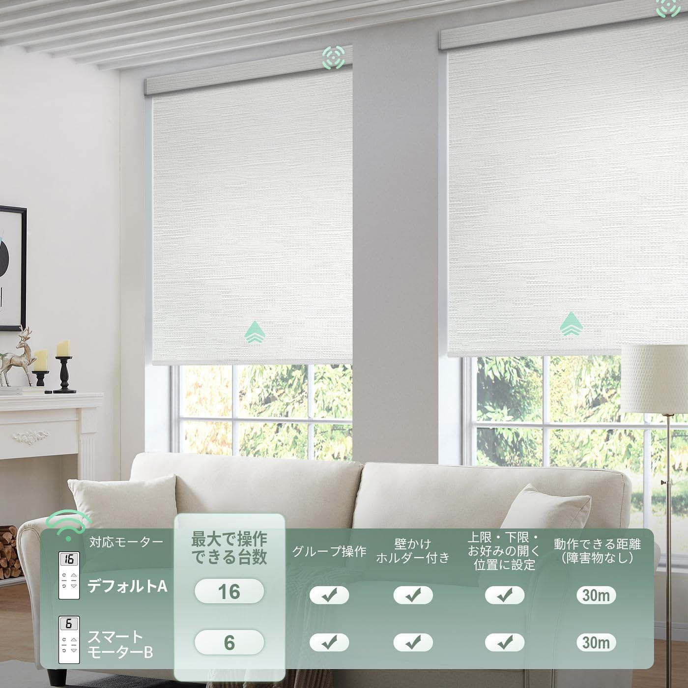 Amazon｜Yoolax 電動ロールスクリーン 遮光1級 スマートブラインド