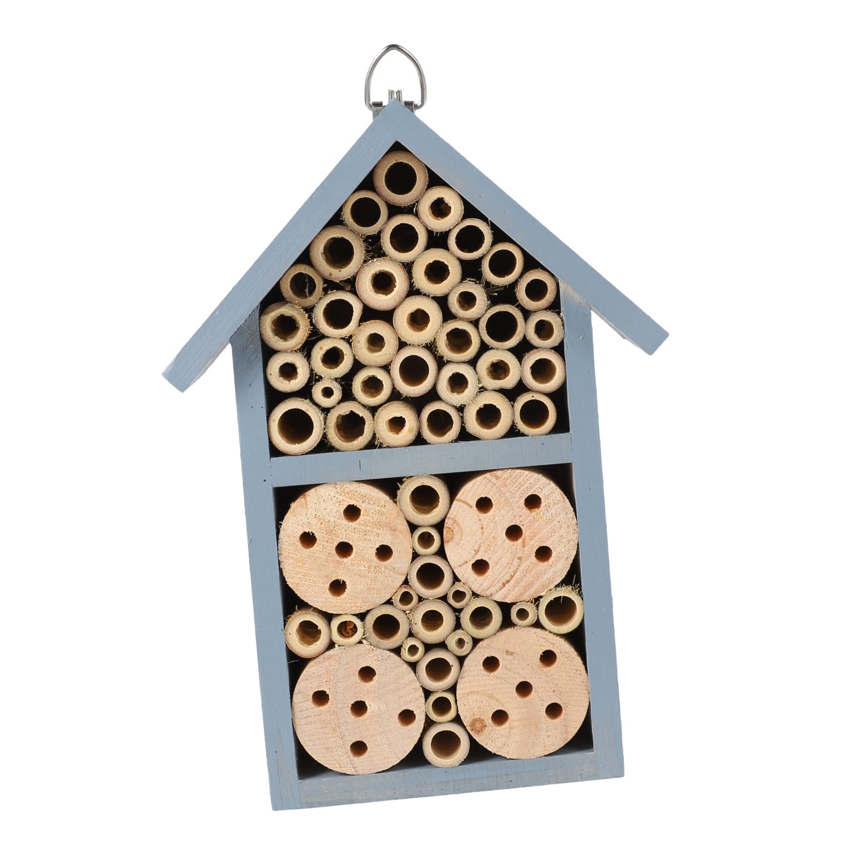 INOOMP 1pezzi Casetta Per Insetti Da Esterno in Legno Nido D'ape Decorativo Stanza Per Api Casa in Legno Cabina Esterna Rifugio in Accessorio Da Giardino