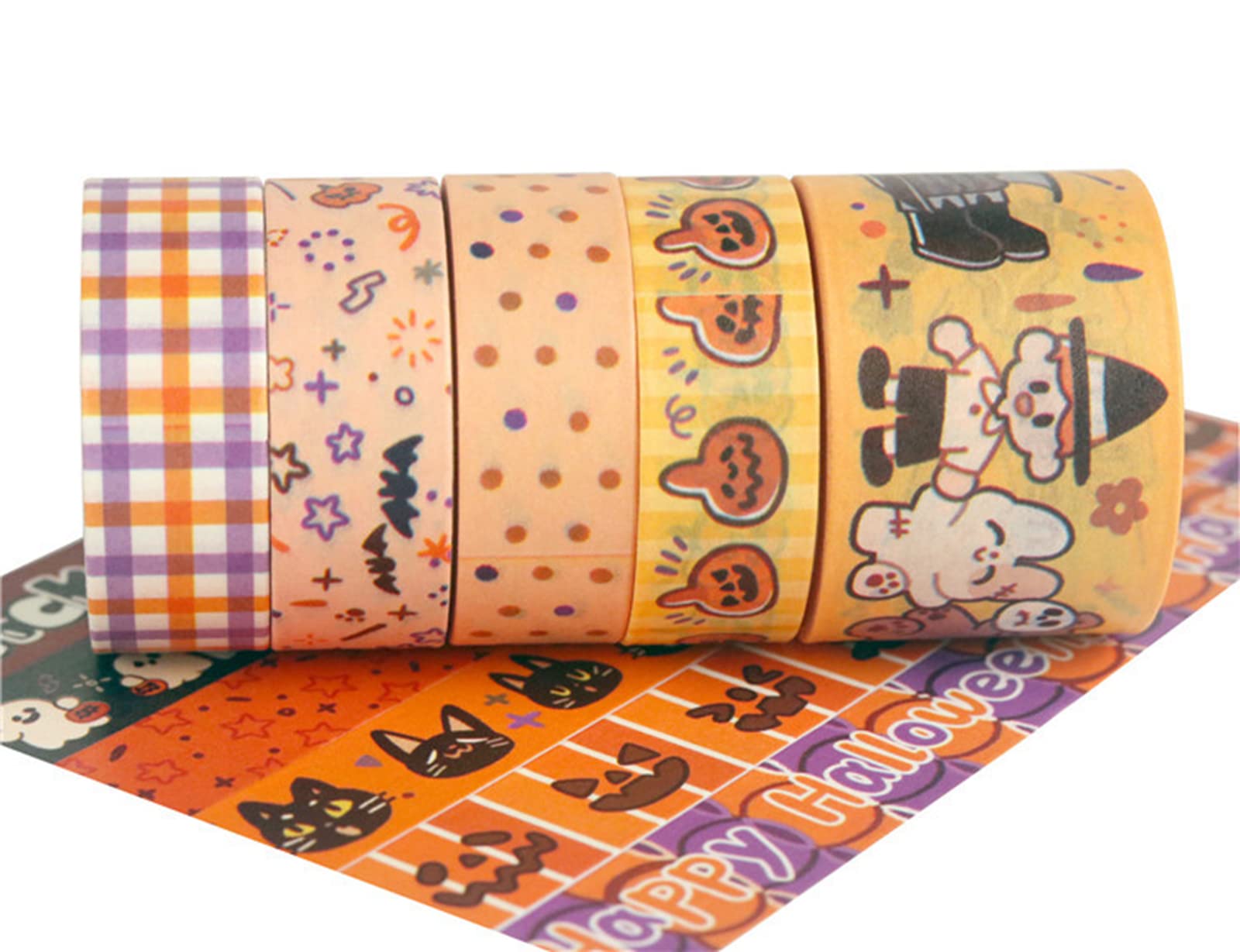 Washi Tape, 33 Rollos De Cinta Adhesiva Decorativa Washi Tape, para DIY Manualidades, Revistas, Planificadores, Tarjetas, Scrapbook,Calendario, Diario De La Biblia Y Envoltura De Regalos