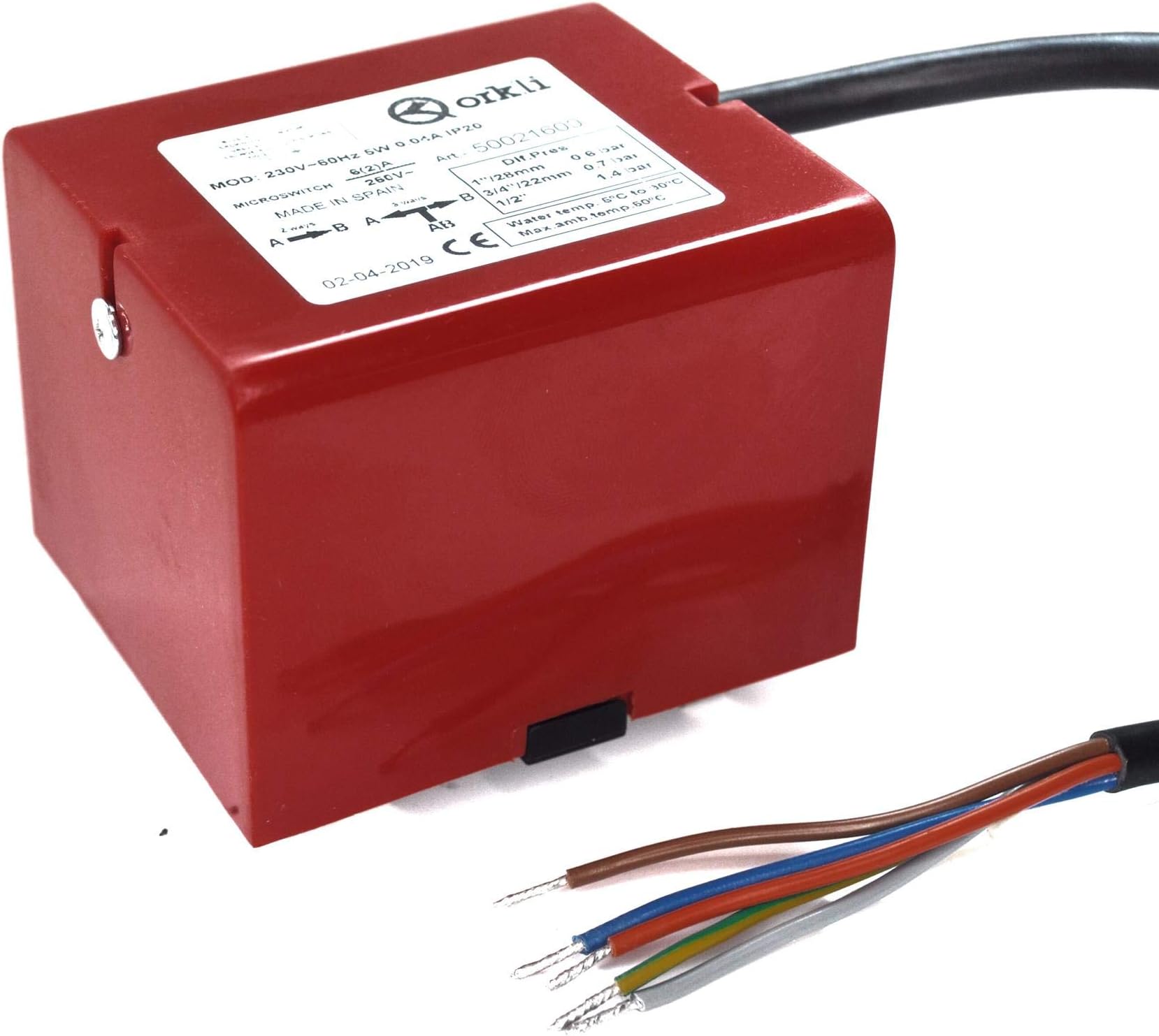 Orkli Motorised 2 Port Valve Replacement Head 22mm MV-60521600