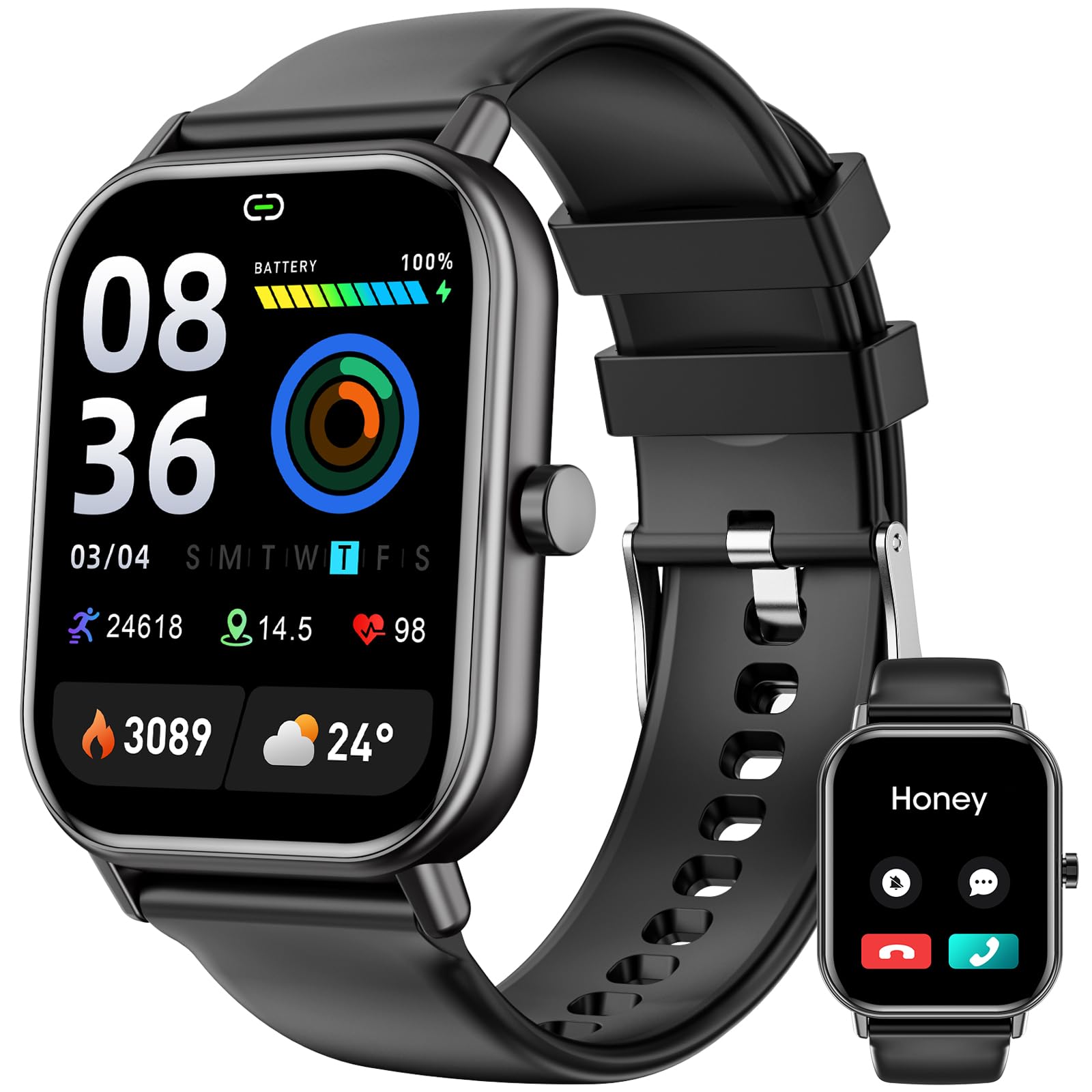 Haulvean Smart Watch with 120+ Sports Modes