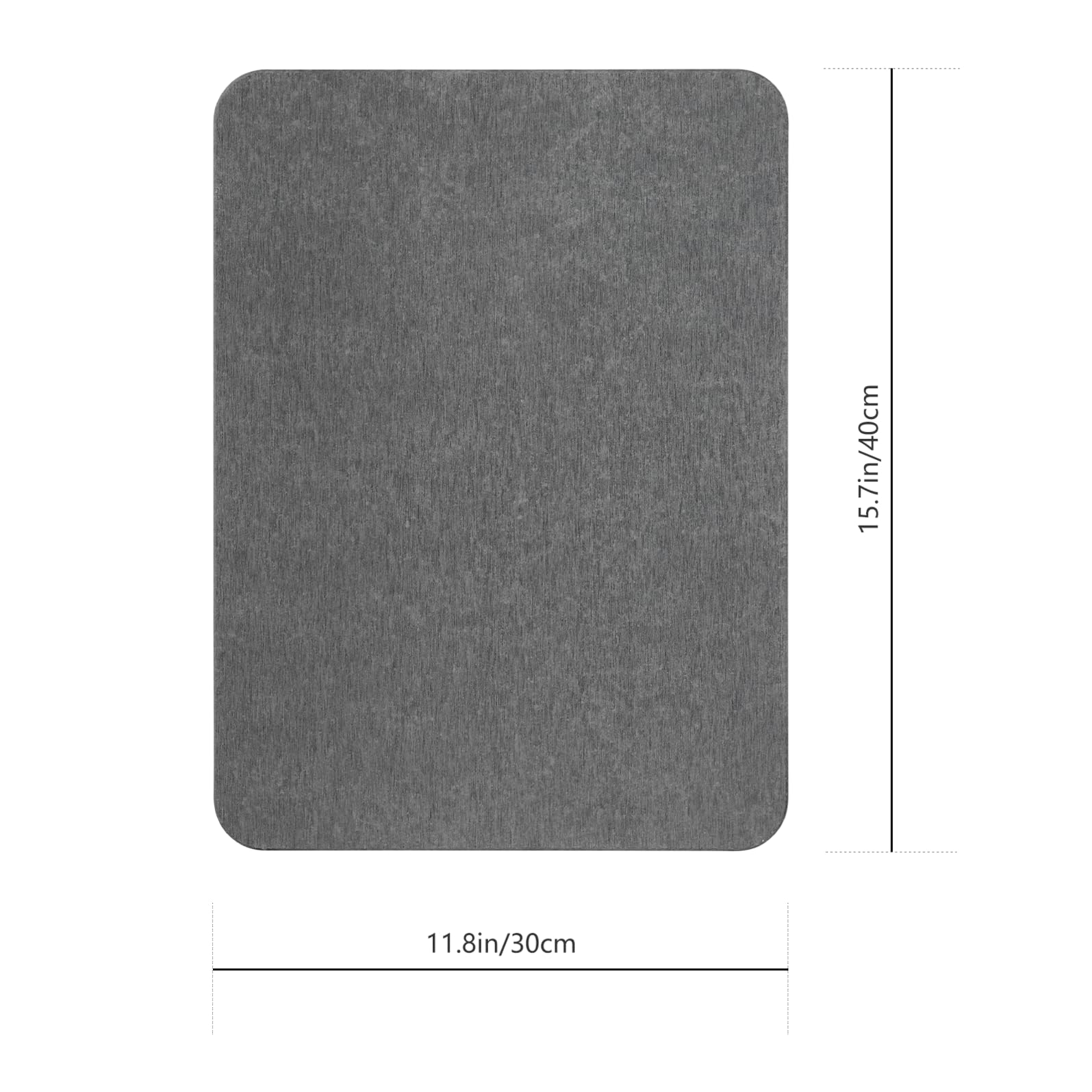Tappetino Terra e Sabbia di Quarzo in Diatomite Antiscivolo per Bagno e Cucina ad Asciugatura Rapida Assorbimento D'acqua e Proprietà Igroscopiche 40x30 Cm