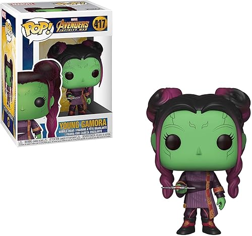 Funko Pop! Marvel: Avengers Infinity War - Gamora joven con daga, juguete estándar, multicolor