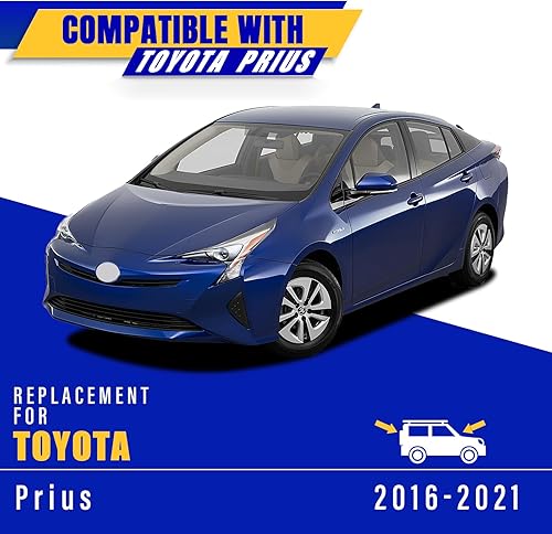 Miniatura 5 de 3 limpiaparabrisas de repuesto para Toyota Prius 2016-2021, 2022, 2023, repuesto de equipo original, 28 pulgadas, 16 pulgadas, 16 pulgadas (juego de