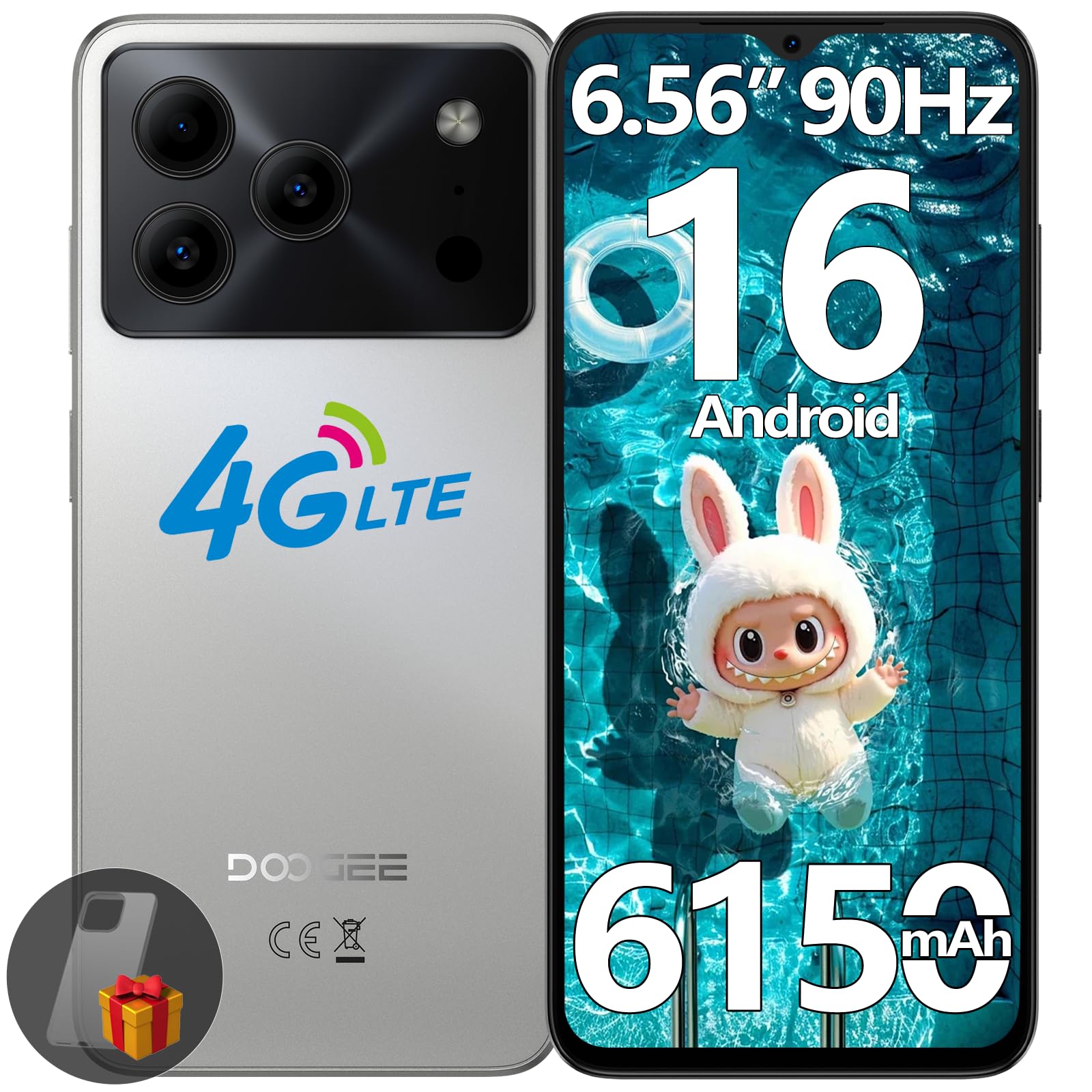 Amazon | 【最新 Android 16 スマホ】 DOOGEE Note56 Android16 SIM