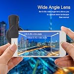 APEXEL Universal Phone Cameras Lens Kit 0.45X Wide Angle Lens 140°+ 12.5X Macro Lens Clip-on iPhone Lens for iPhone 8 7 6 Plus Samsung and Most of Android Smartphone