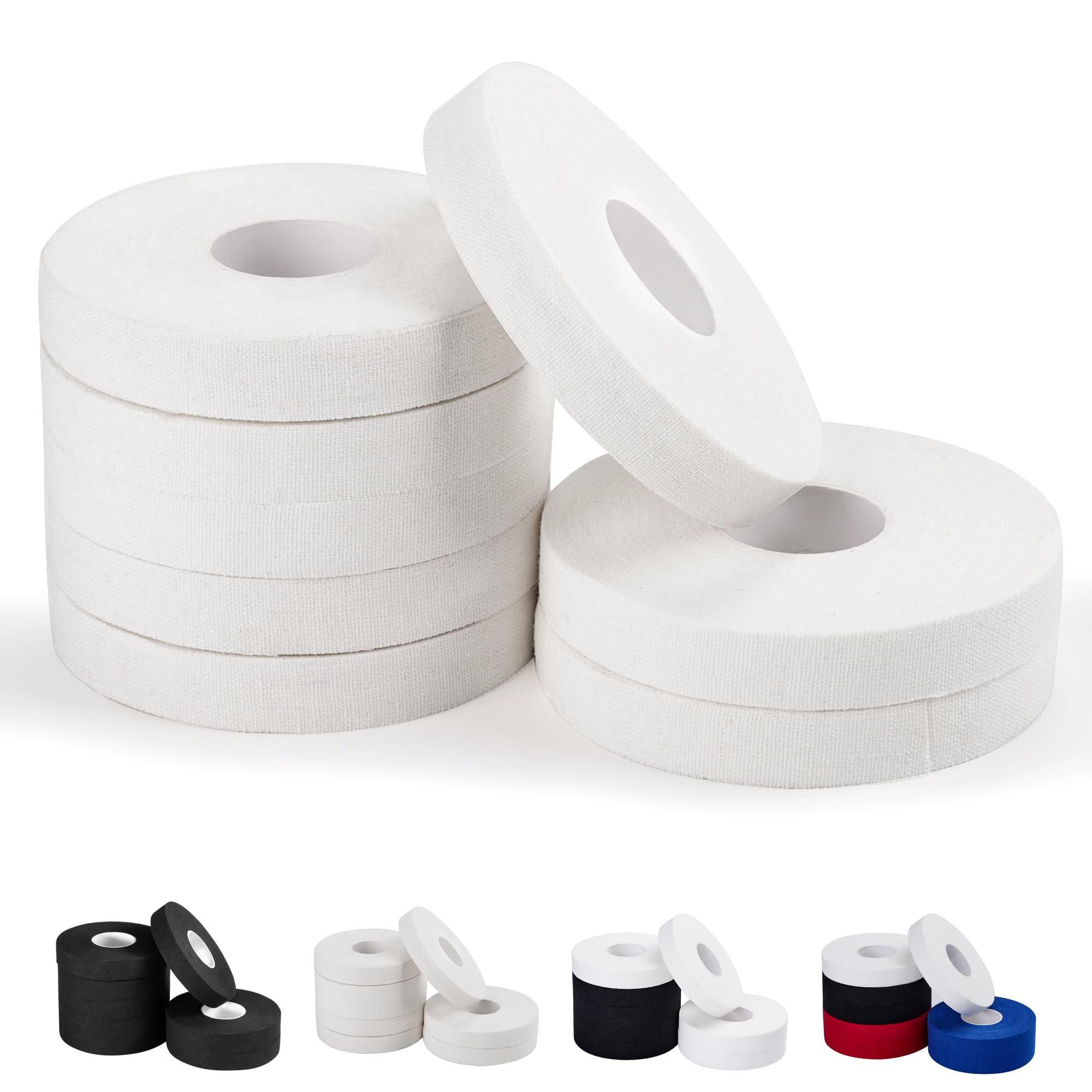 8 Pack Pro Finger Sports Tape 0 5 in x 45 Ft Finger Tape for BJJ Athletic Tape